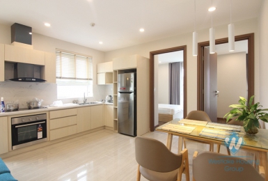 Nice high floor two bedrooms apartment for rent in L3 building, Ciputra urban, Tay Ho, Ha Noi